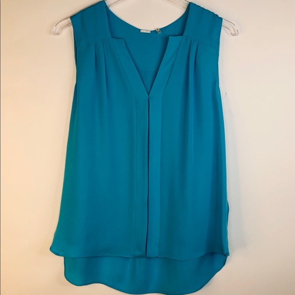 Elie Tahari Tops - Elie Tahari Aqua Blue Silk Blouse